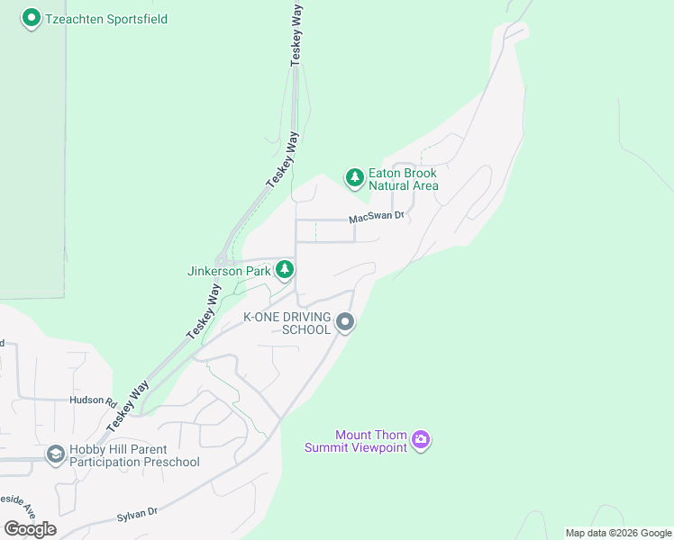map of restaurants, bars, coffee shops, grocery stores, and more near 47315 Sylvan Drive in Chilliwack