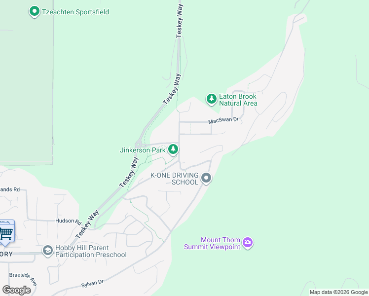 map of restaurants, bars, coffee shops, grocery stores, and more near 5900 Jinkerson Road in Chilliwack