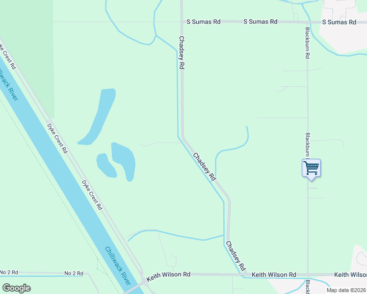 map of restaurants, bars, coffee shops, grocery stores, and more near 6015 Chadsey Road in Chilliwack