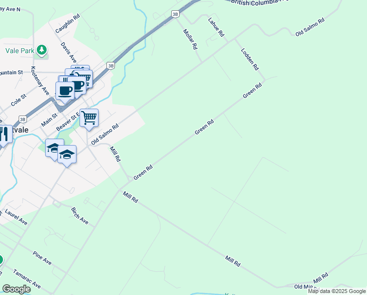 map of restaurants, bars, coffee shops, grocery stores, and more near 2000 Green Road in Fruitvale