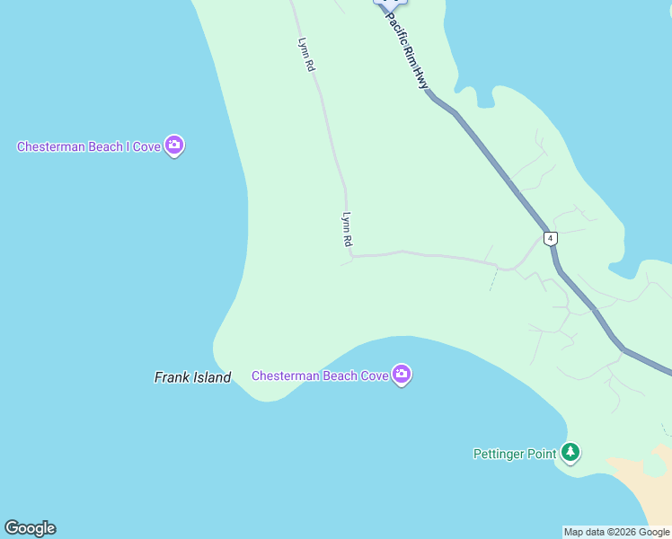 map of restaurants, bars, coffee shops, grocery stores, and more near 1327 Chesterman Beach Road in Tofino