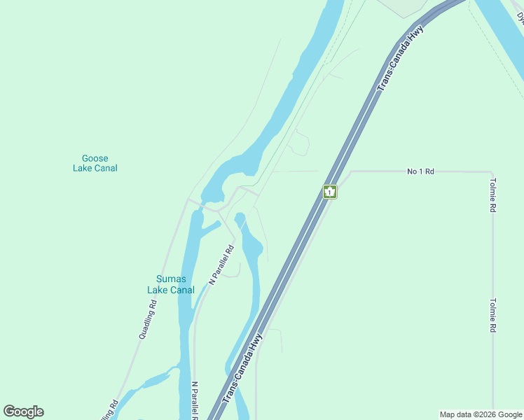 map of restaurants, bars, coffee shops, grocery stores, and more near 6130 Interprovincial Highway in Abbotsford