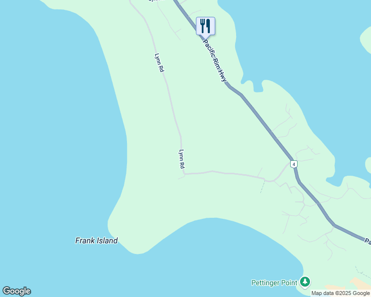 map of restaurants, bars, coffee shops, grocery stores, and more near 1316 Lynn Road in Tofino