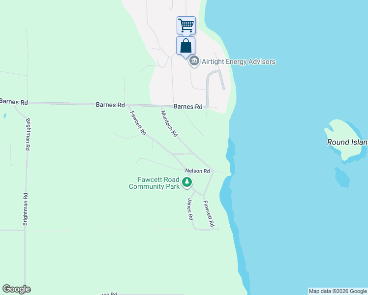map of restaurants, bars, coffee shops, grocery stores, and more near 1583 Murdoch Road in Nanaimo