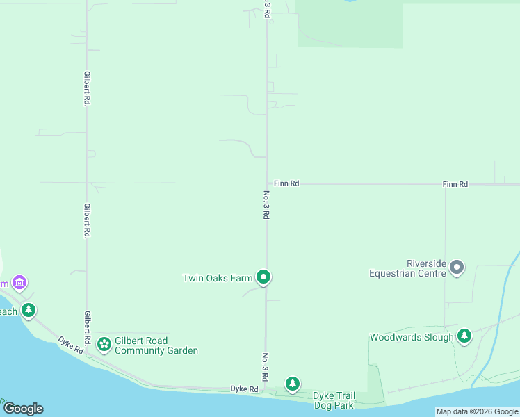 map of restaurants, bars, coffee shops, grocery stores, and more near 13131 No. 3 Road in Richmond