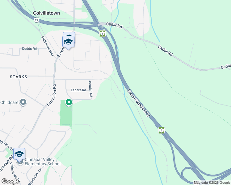 map of restaurants, bars, coffee shops, grocery stores, and more near 1551 Island Highway in Nanaimo