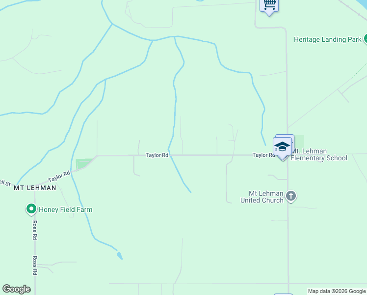 map of restaurants, bars, coffee shops, grocery stores, and more near 30067 Taylor Road in Abbotsford