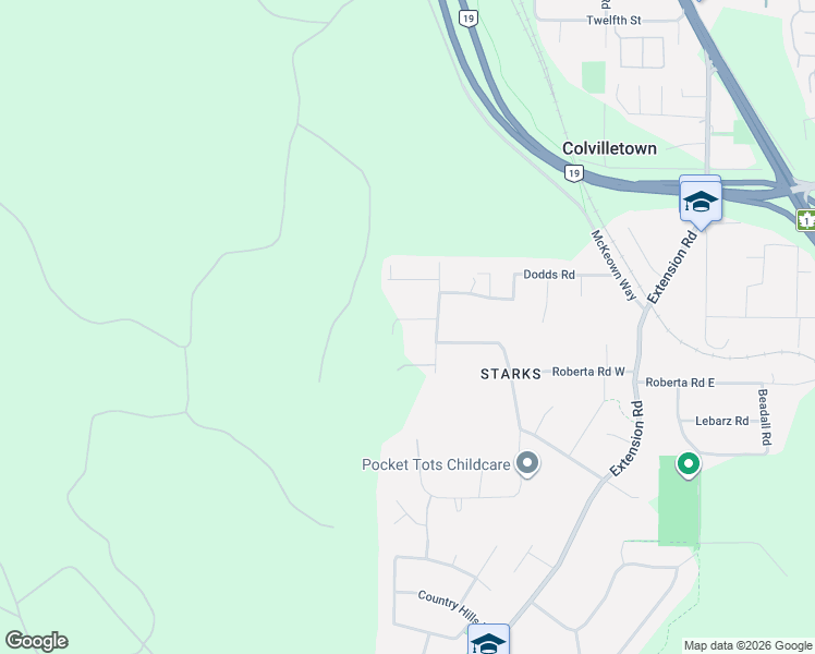 map of restaurants, bars, coffee shops, grocery stores, and more near 107 Evelyn Crescent in Nanaimo