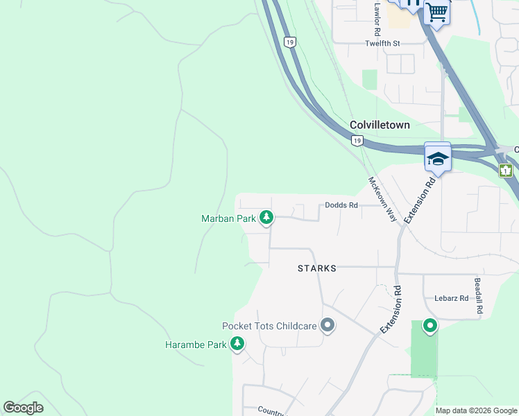 map of restaurants, bars, coffee shops, grocery stores, and more near 171 Alberta Road in Nanaimo