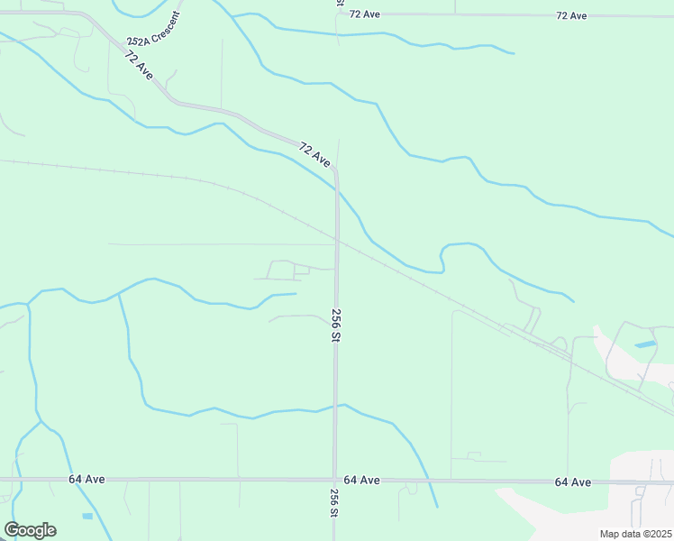 map of restaurants, bars, coffee shops, grocery stores, and more near 6773 256 Street in Langley