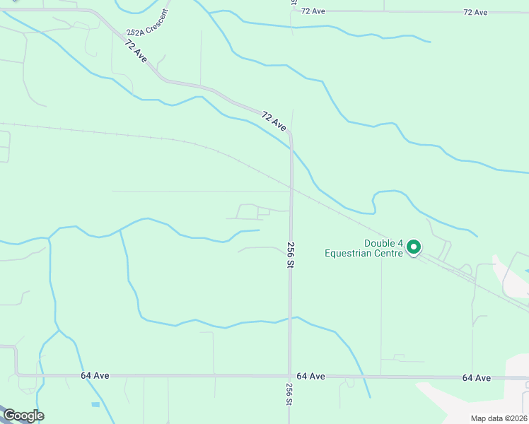 map of restaurants, bars, coffee shops, grocery stores, and more near 6773 256 Street in Langley Township