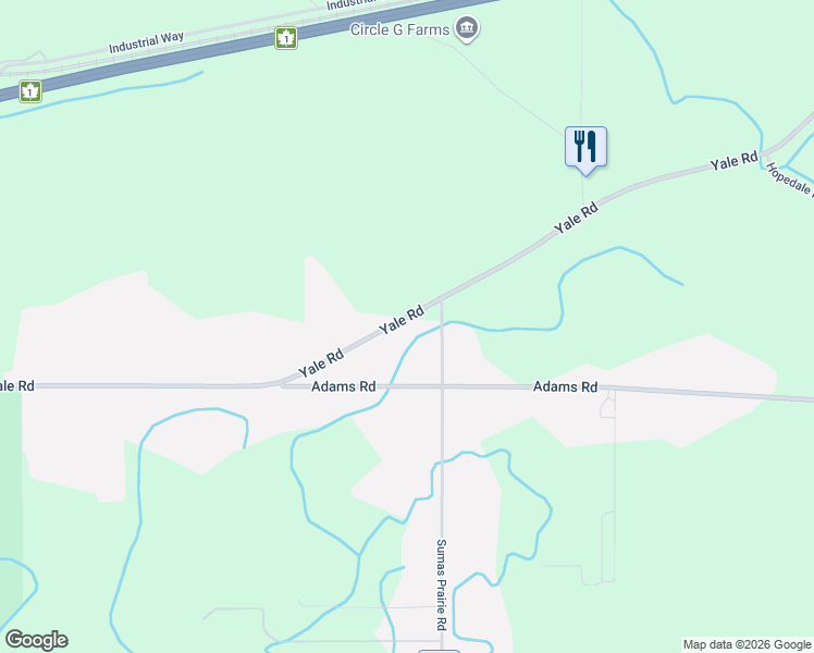 map of restaurants, bars, coffee shops, grocery stores, and more near 42500 Yale Road in Chilliwack
