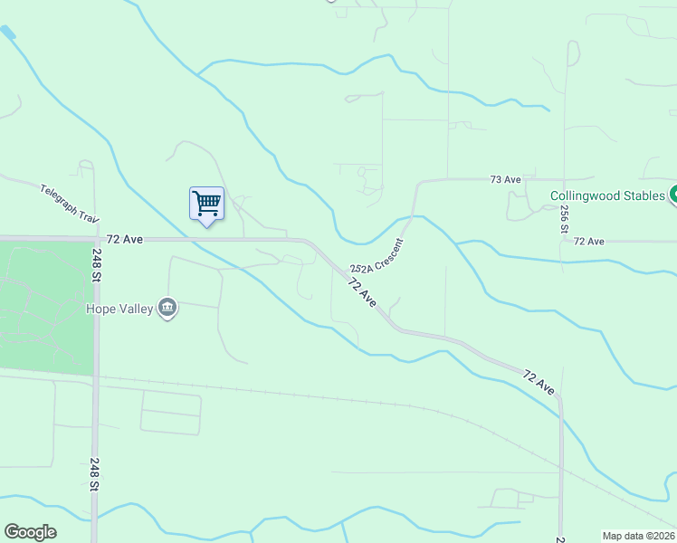 map of restaurants, bars, coffee shops, grocery stores, and more near 25125 72 Avenue in Langley