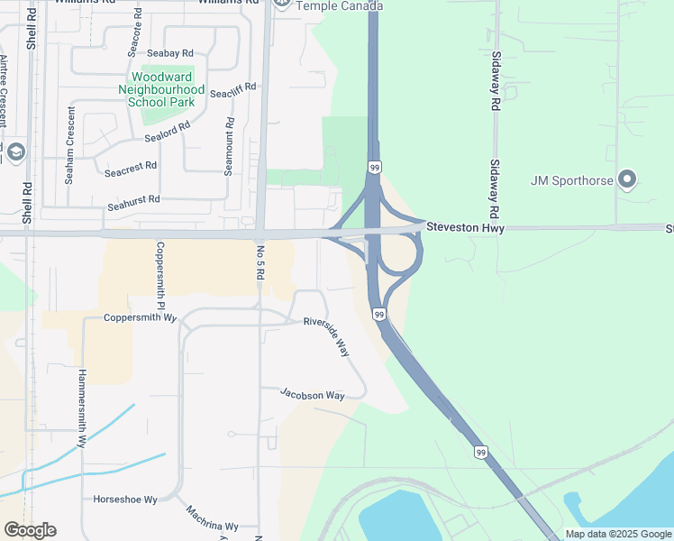 map of restaurants, bars, coffee shops, grocery stores, and more near 12100 Featherstone Way in Richmond