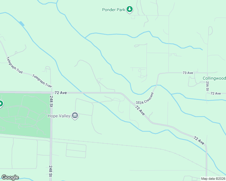 map of restaurants, bars, coffee shops, grocery stores, and more near 25125 72 Avenue in Langley Township