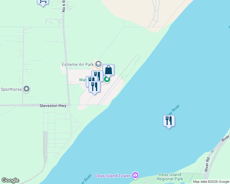 map of restaurants, bars, coffee shops, grocery stores, and more near in Richmond