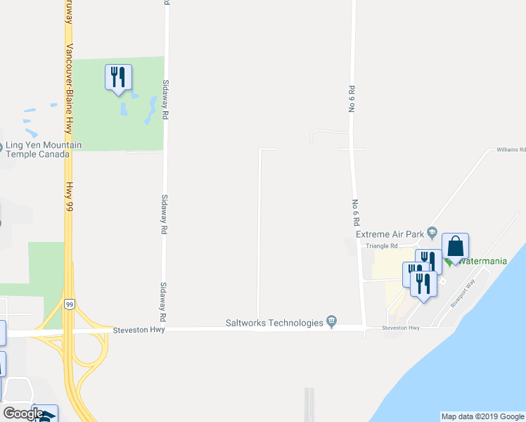 map of restaurants, bars, coffee shops, grocery stores, and more near 10300 Palmberg Road in Richmond