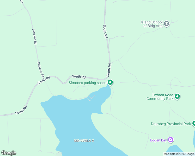map of restaurants, bars, coffee shops, grocery stores, and more near 2976 South Road in Gabriola