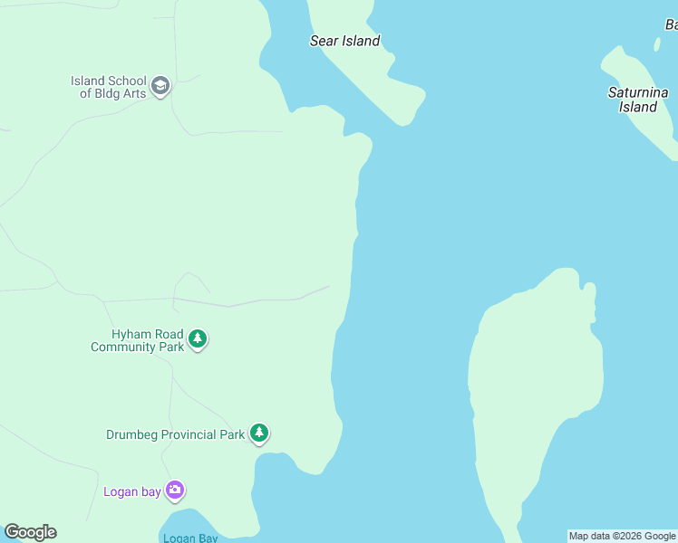 map of restaurants, bars, coffee shops, grocery stores, and more near 3345 Fenwick Road in Gabriola
