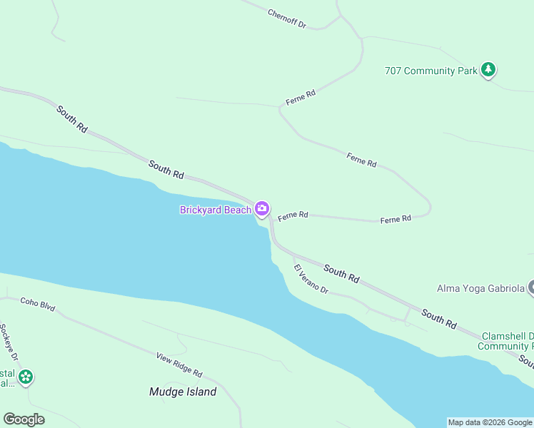 map of restaurants, bars, coffee shops, grocery stores, and more near 1830 S Rd in Gabriola