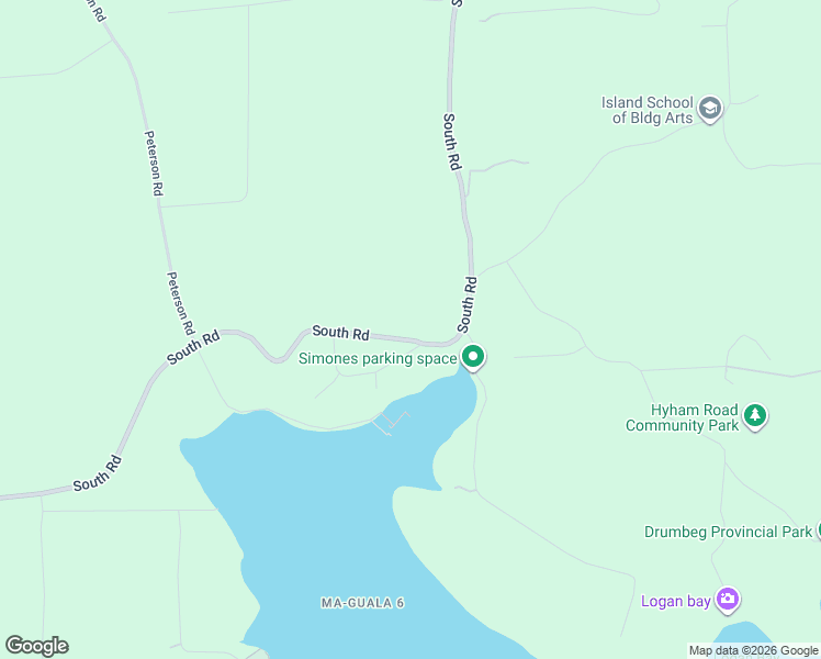 map of restaurants, bars, coffee shops, grocery stores, and more near 2976 South Road in Gabriola