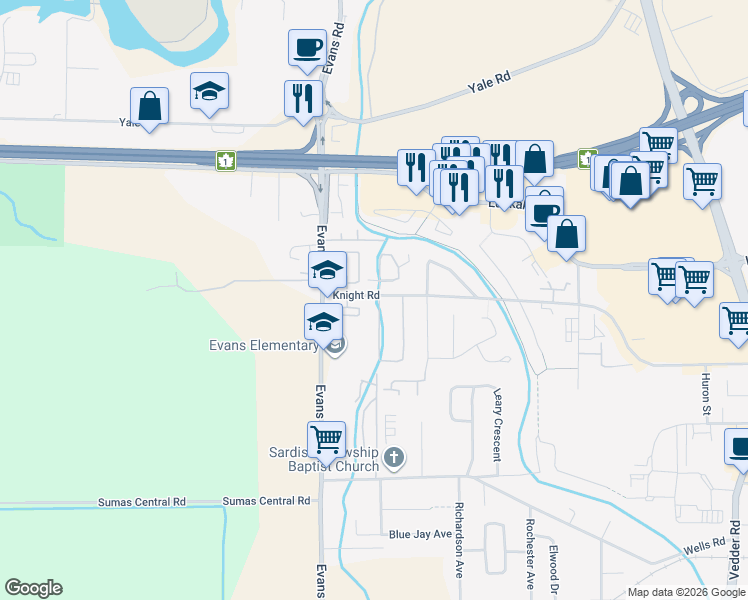 map of restaurants, bars, coffee shops, grocery stores, and more near in Chilliwack