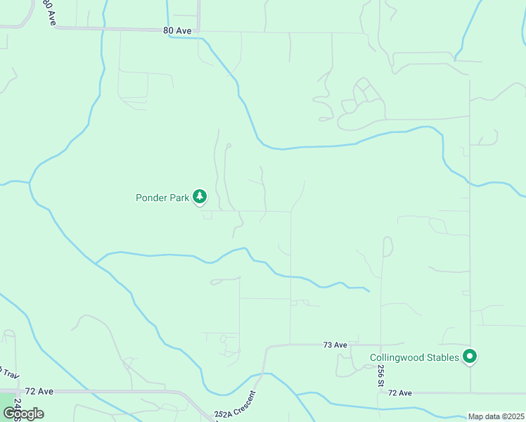 map of restaurants, bars, coffee shops, grocery stores, and more near 76 Avenue in Langley Township