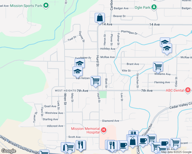 7683 Hurd Street, Mission BC Walk Score