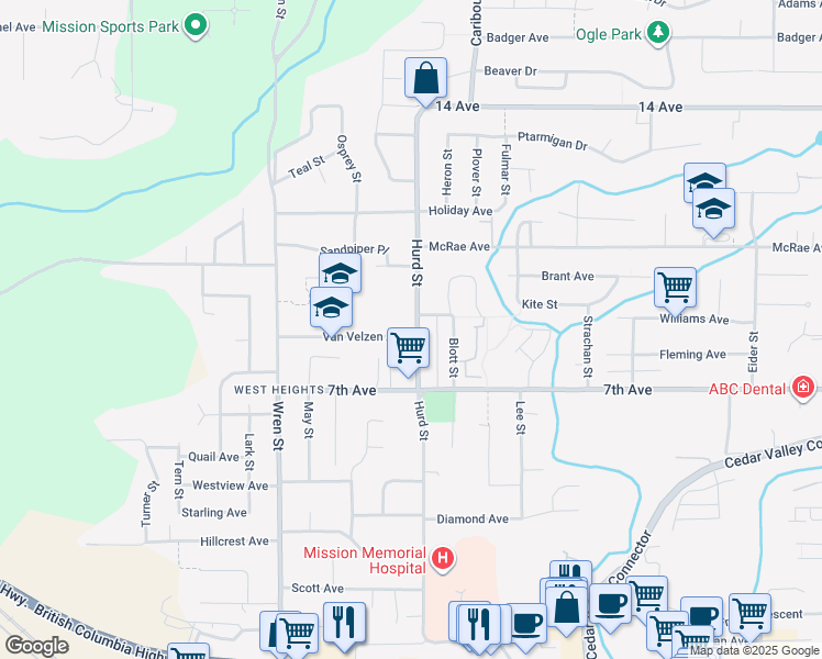 7683 Hurd Street, Mission BC Walk Score