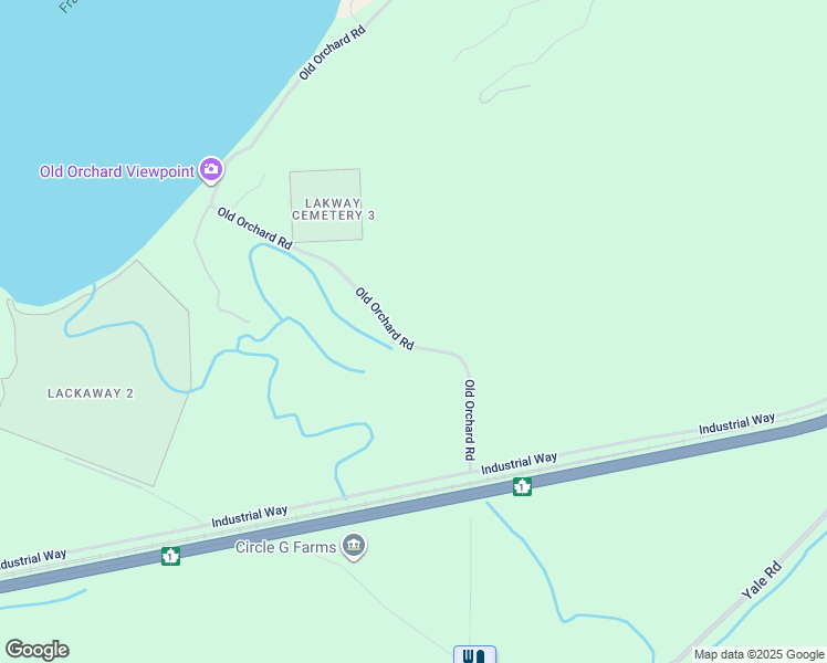 map of restaurants, bars, coffee shops, grocery stores, and more near 7878 Old Orchard Road in Chilliwack