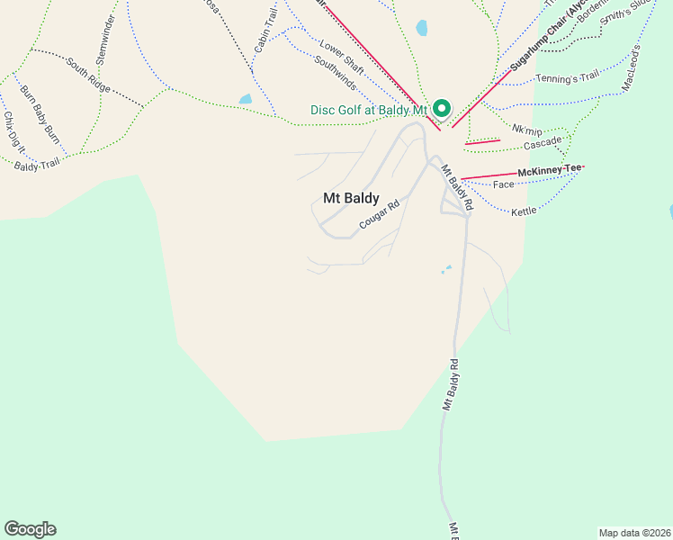 map of restaurants, bars, coffee shops, grocery stores, and more near Wapiti Creek Road in Bridesville