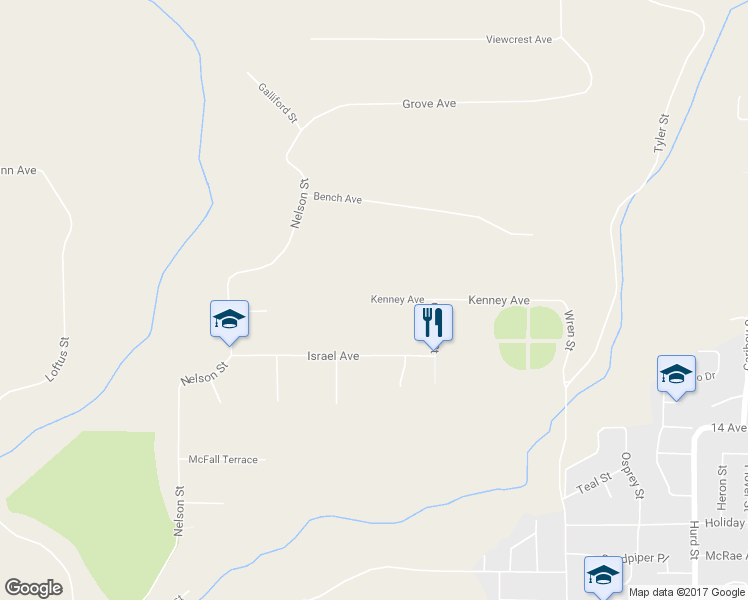 map of restaurants, bars, coffee shops, grocery stores, and more near 31706 Kenney Avenue in Mission