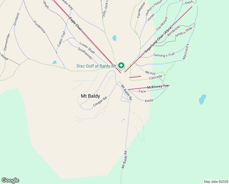 map of restaurants, bars, coffee shops, grocery stores, and more near 2680 Mount Baldy Road in Bridesville