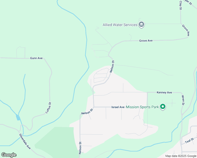 map of restaurants, bars, coffee shops, grocery stores, and more near 8335 Nelson Street in Mission