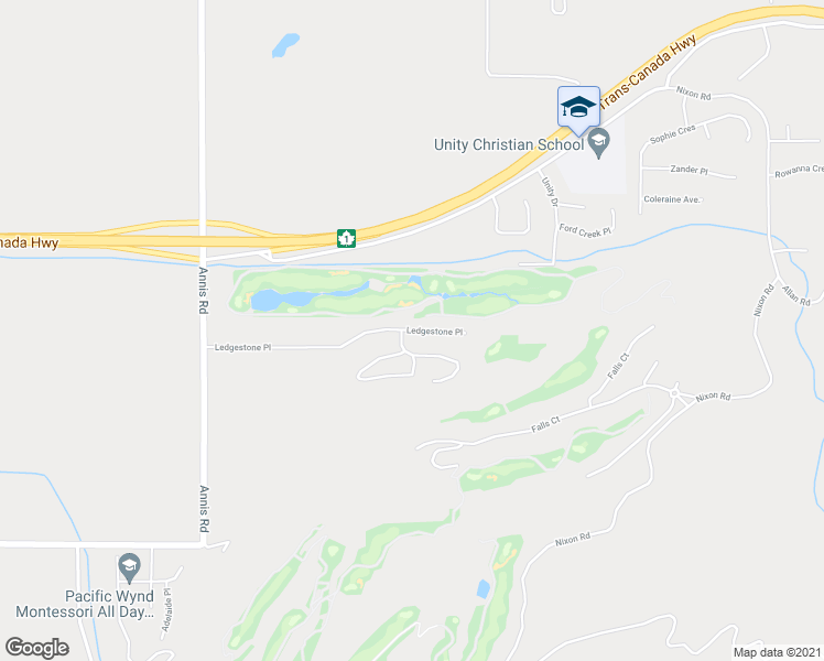 map of restaurants, bars, coffee shops, grocery stores, and more near 10 Ledgestone Place in Chilliwack