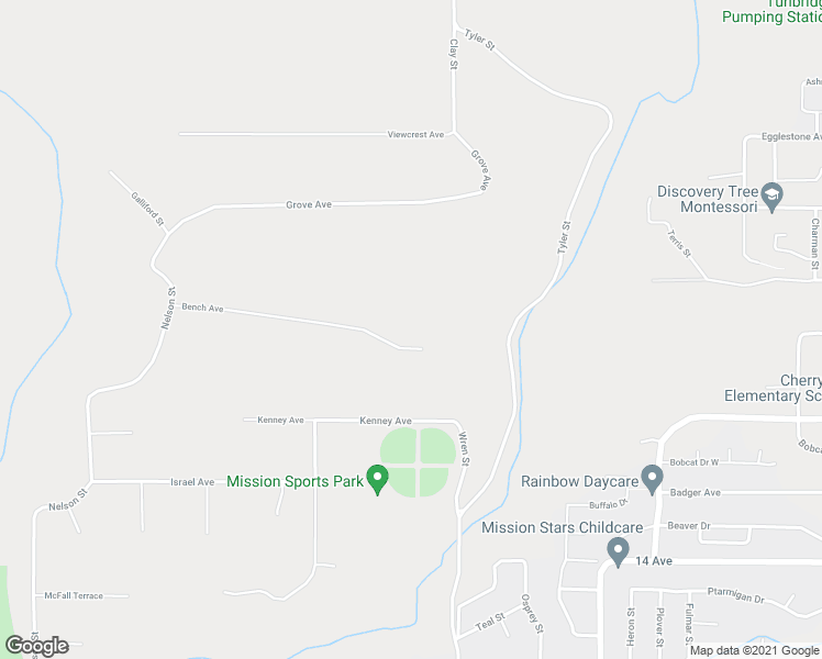 map of restaurants, bars, coffee shops, grocery stores, and more near 31991 Bench Avenue in Mission