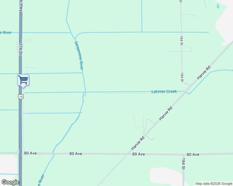 map of restaurants, bars, coffee shops, grocery stores, and more near 18065 83 Avenue in Surrey