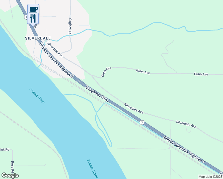 map of restaurants, bars, coffee shops, grocery stores, and more near 30087 Silverdale Avenue in Mission