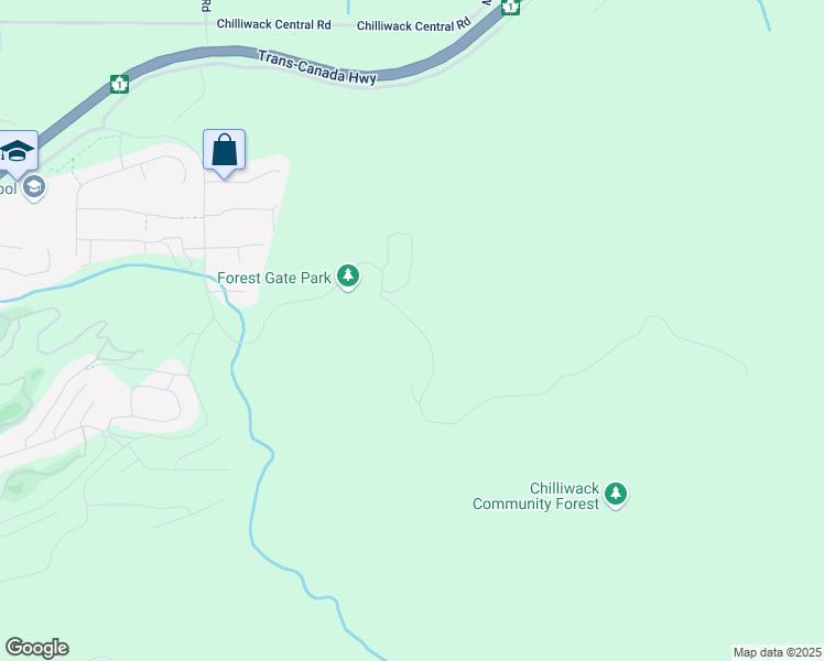 map of restaurants, bars, coffee shops, grocery stores, and more near 51520 Allan Road in Chilliwack