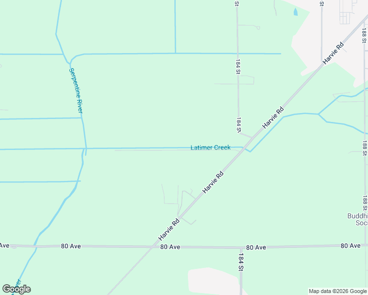 map of restaurants, bars, coffee shops, grocery stores, and more near 18235 83 Avenue in Surrey