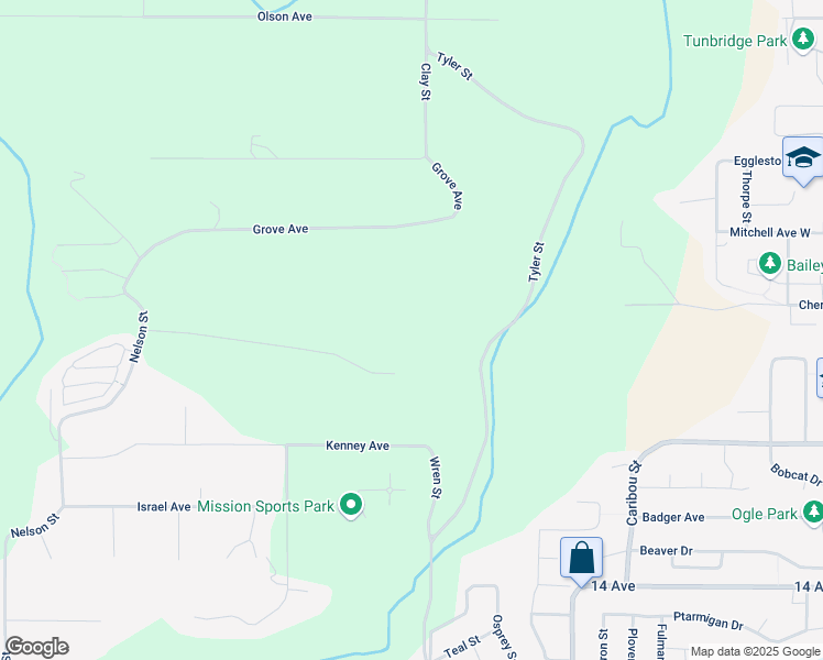 map of restaurants, bars, coffee shops, grocery stores, and more near 31999 Bench Avenue in Mission