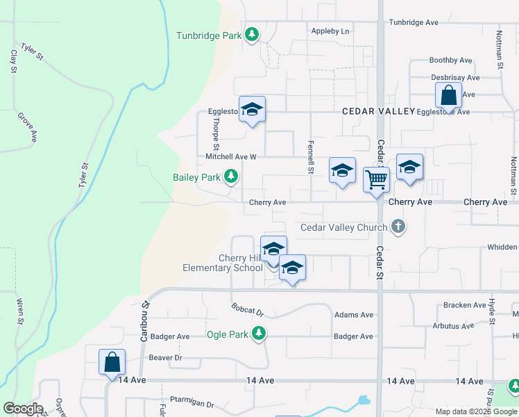 map of restaurants, bars, coffee shops, grocery stores, and more near 32539 Higginbottom Court in Mission