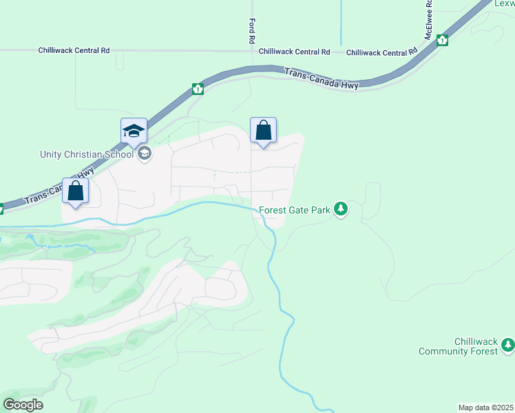 map of restaurants, bars, coffee shops, grocery stores, and more near 8426 Nixon Road in Chilliwack