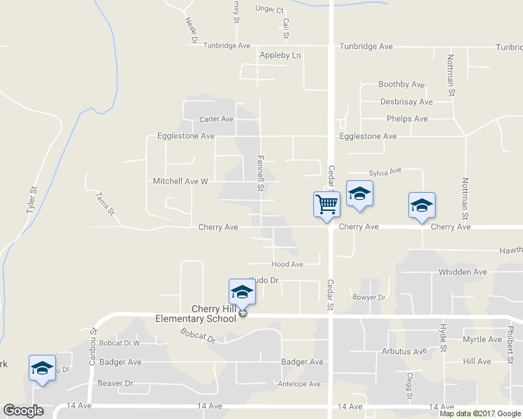 map of restaurants, bars, coffee shops, grocery stores, and more near 8434 Fennell Avenue in Mission
