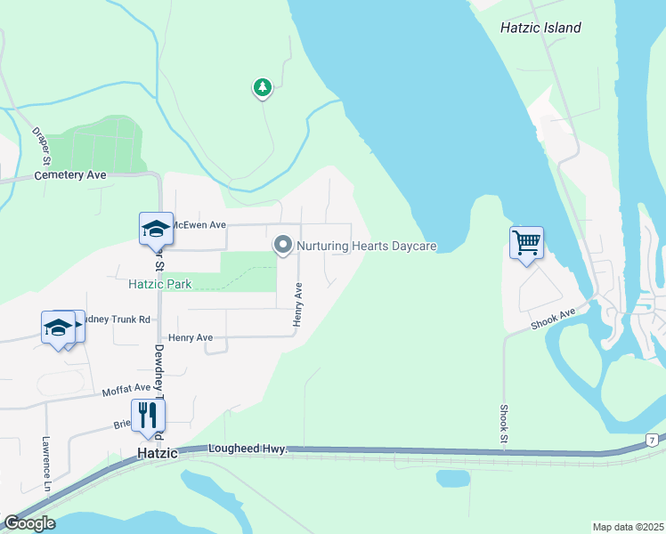 map of restaurants, bars, coffee shops, grocery stores, and more near 35298 Ewert Avenue in Mission
