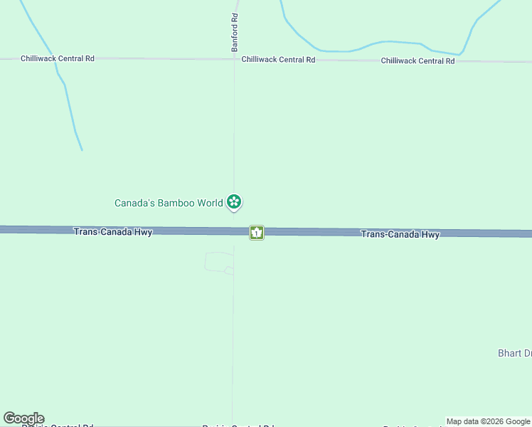 map of restaurants, bars, coffee shops, grocery stores, and more near 8450 Banford Road in Chilliwack