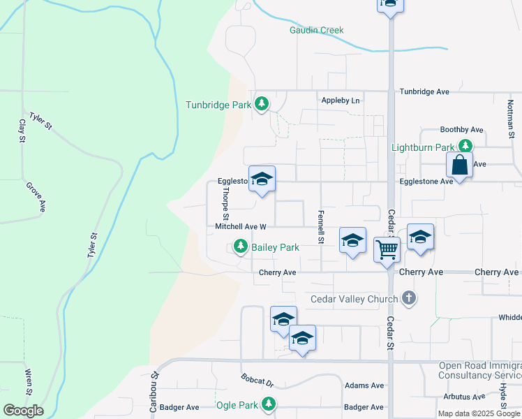 map of restaurants, bars, coffee shops, grocery stores, and more near 32514 Abercrombie Place in Mission