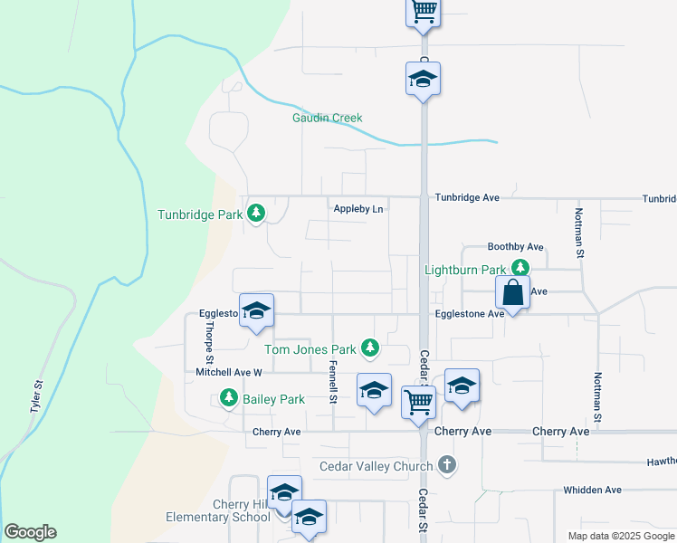 map of restaurants, bars, coffee shops, grocery stores, and more near 32663 Cunningham Avenue in Mission