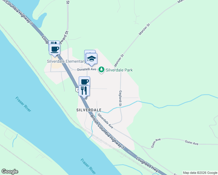 map of restaurants, bars, coffee shops, grocery stores, and more near 29821 Clark Avenue in Mission