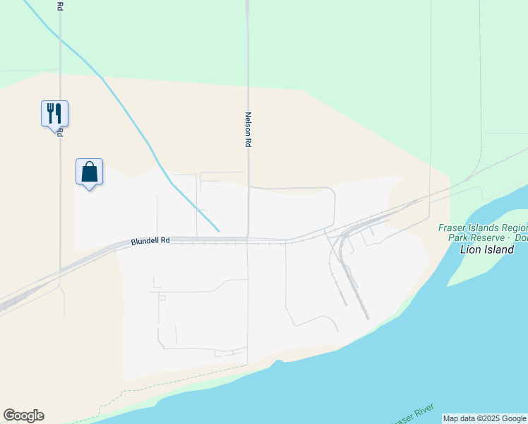 map of restaurants, bars, coffee shops, grocery stores, and more near 7200 Nelson Road in Richmond